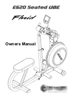 Предварительный просмотр 1 страницы First Degree Fitness E620 Seated UBE Owner'S Manual