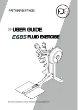 First Degree Fitness E685 FLUID EXERCISE User Manual предпросмотр