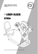 First Degree Fitness E720A User Manual preview