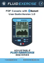 First Degree Fitness FluidExercise ARM CYCLE E650 User Manual preview