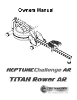 Предварительный просмотр 1 страницы First Degree Fitness Neptune Challenge AR Owner'S Manual