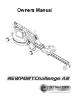 First Degree Fitness NEWPORT Challenge AR Owner'S Manual preview