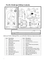 Предварительный просмотр 3 страницы First Degree Fitness PacificChallenge AR Owner'S Manual