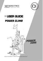 First Degree Fitness POWER CLIM User Manual предпросмотр