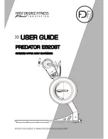 Предварительный просмотр 1 страницы First Degree Fitness PREDATOR E620ST User Manual