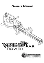 First Degree Fitness Viking AR Rower Owner'S Manual preview
