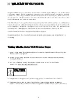 Предварительный просмотр 2 страницы First Degree Fitness Vortex VX3 FA User Manual