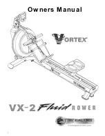 First Degree Fitness VX-2 Fluid Rower Owner'S Manual preview