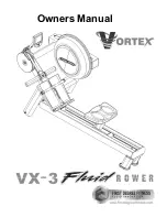 First Degree Fitness VX-3 Fluid rower Owner'S Manual предпросмотр