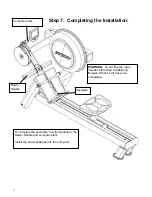 Предварительный просмотр 9 страницы First Degree Fitness VX-3 Fluid rower Owner'S Manual