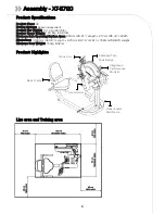 Предварительный просмотр 6 страницы First Degree Fitness XT-E720 User Manual