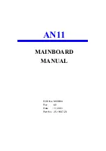 Preview for 1 page of First International Computer AN11 Manual