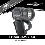 Preview for 1 page of First Light TOMAHAWK MC User Manual