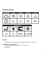 Предварительный просмотр 3 страницы First Light TOMAHAWK Series User Manual