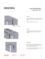 Preview for 4 page of First Office intermix DEUCE Assembly Instructions