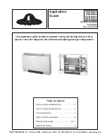 Preview for 1 page of First Operations 300-1200 CFM Application Manual