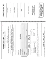 Предварительный просмотр 25 страницы First Products UA60T Operator'S Manual & Parts List