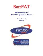 First Stop Safety BattPAT User Manual preview