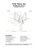 First Team WallMonster Series Installation Instructions Manual preview