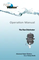 First Water Flex-Chlorinator Operation Manual preview