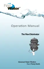 Предварительный просмотр 1 страницы First Water Flex-Chlorinator Operation Manual