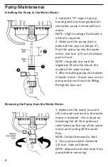 Предварительный просмотр 8 страницы First Water Flex-Chlorinator Operation Manual