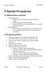 Предварительный просмотр 14 страницы First Water FW-1200-M Operation Manual