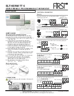 First ELTHERM TT 6 User Manual preview