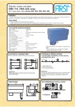 Preview for 14 page of First EMV 110 502 Series Manual