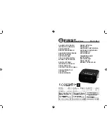 Предварительный просмотр 1 страницы First FA-2406-1 Instruction Manual