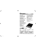 Предварительный просмотр 1 страницы First fa-5095 User Manual