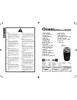 First FA-5481-1 Instruction Manual preview