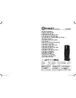 First FA-5590 Instruction Manual предпросмотр