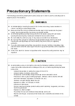 Preview for 5 page of FIS OralChroma CHM-2 Instruction Manual