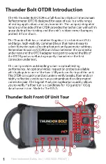 Preview for 5 page of FIS Thunder Bolt OTDR Operation Manual