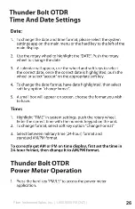 Preview for 30 page of FIS Thunder Bolt OTDR Operation Manual