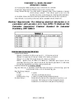 Preview for 8 page of FISCHBEIN PBC-6000 Operator'S Manual