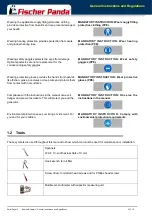 Preview for 10 page of Fischer Panda 0014668 Manual