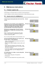 Preview for 107 page of Fischer Panda 10000/9 Manual