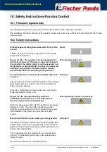 Preview for 151 page of Fischer Panda 10000x Manual