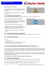 Preview for 101 page of Fischer Panda 4000s PMS FC Manual