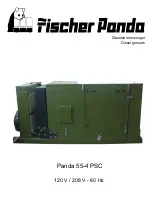 Fischer Panda 55-4 PSC Manual preview