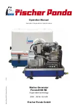 Preview for 1 page of Fischer Panda 8000 NE Operation Manual