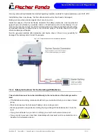 Предварительный просмотр 22 страницы Fischer Panda Panda AGT-DC 5000 PMS Operation Manual