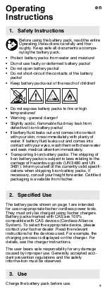 Предварительный просмотр 4 страницы FISCHER 552930 Operating Instructions Manual