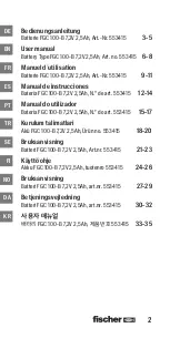 Preview for 2 page of FISCHER 553415 User Manual