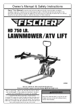 FISCHER 63298 Owner'S Manual & Safety Instructions preview
