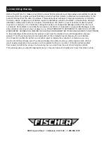 Предварительный просмотр 16 страницы FISCHER 63298 Owner'S Manual & Safety Instructions