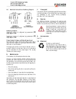 Preview for 8 page of FISCHER DE44 KR Series Data Sheet And Instruction Manual