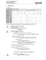 Preview for 9 page of FISCHER DE44 KR Series Data Sheet And Instruction Manual